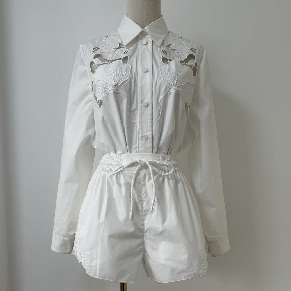 ZIMMERMANN scalloped-hem short - Picture 8 of 9